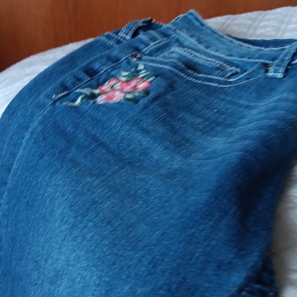 Level Eight Roses and Denim Shorts - Picture 5 of 5